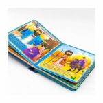 Bíblia do Bebê Você e eu Capa Almofadada Azul - Imagem 3