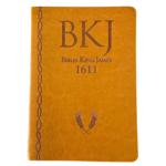 BÍBLIA KING JAMES 1611 SLIM ULTRAFINA AMPLIADA MOSTARDA