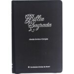 Bíblia Sagrada ARC Linha Ouro Preta Flor - Imagem 3