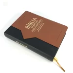 Bíblia de Estudo Esquematizada ARA Luxo Preto e Marrom - Imagem 3