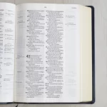 Bíblia Thompson de Estudo AEC Letra Grande Capa Luxo Azul - Imagem 4