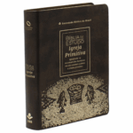 Bíblia de Estudo Igreja Primitiva NAA Capa Luxo Marrom