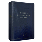 Bíblia Thompson de Estudo AEC Letra Grande Capa Luxo Azul