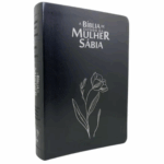 Bíblia De Estudo Da Mulher Sábia Com Harpa Magnólia Preta