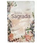 Bíblia Flor Marmorizada ACF Letra Normal Capa Dura
