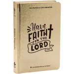 Bíblia Sagrada NTLH Letra Grande Capa Cristal Dourado Fosco