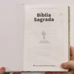 Bíblia Sagrada NTLH Letra Grande Capa Cristal Dourado Fosco - Imagem 2
