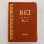 Bíblia King James 1611 Letra Hipergigante Capa Luxo Marrom - Imagem 4