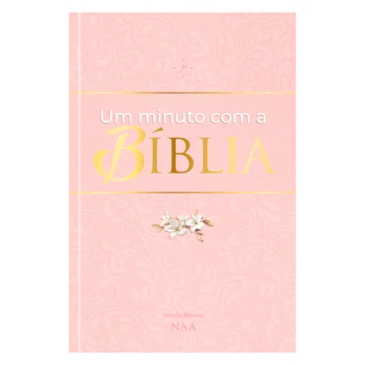 Devocional Um Minuto Com a Bíblia - Capa Rosa